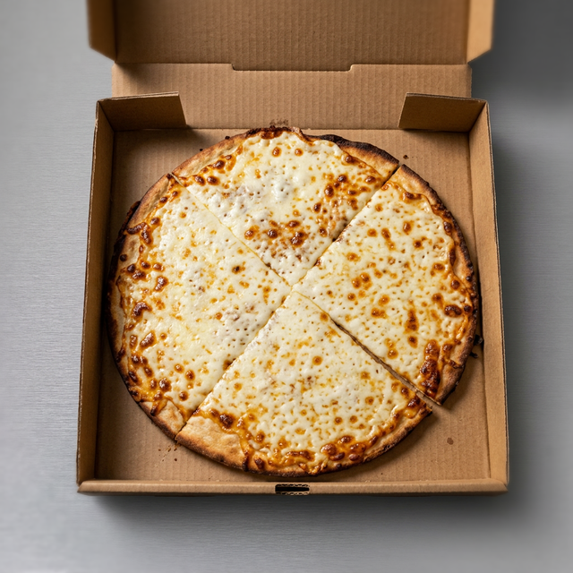 Gluten Free White Alfredo Pizza.