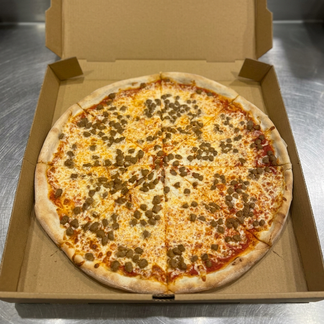 Sausage Pizza.