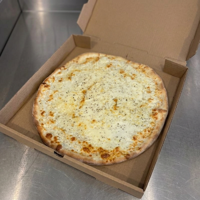 White Alfredo Pizza.