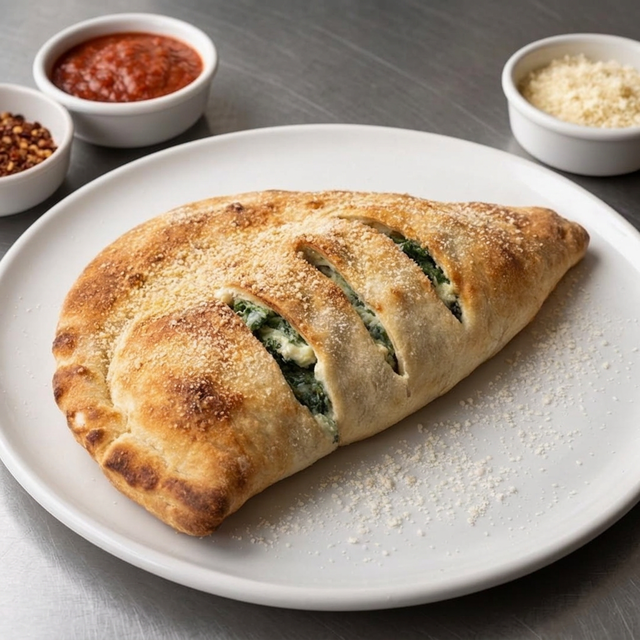 Spinach Calzone.