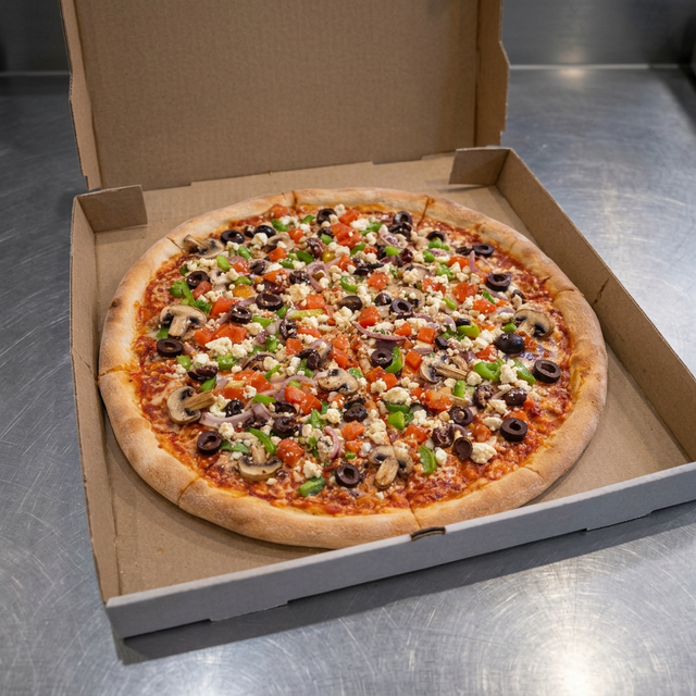 Grecian Pizza.